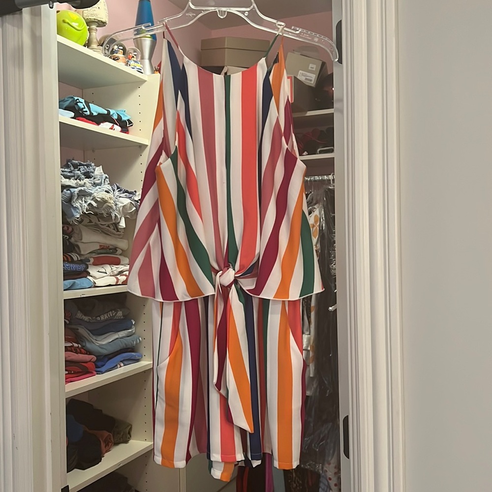fabrik colorful striped dress. perfect condition.